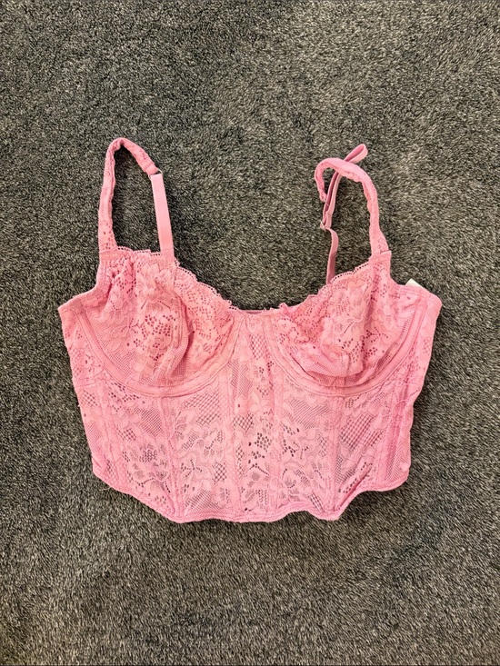 Hollister Other - Hollister Gilly Hicks Pink Going Out Top Corsette